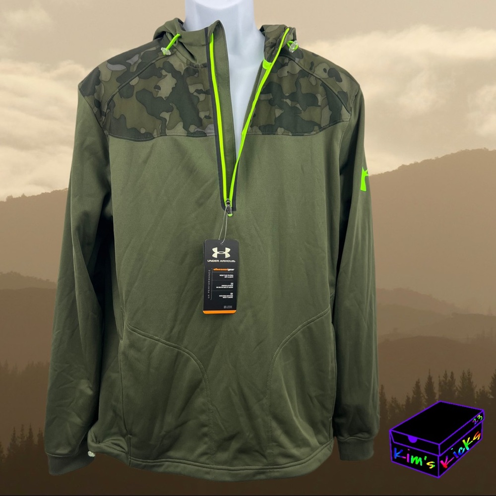 Under Armour 1/2 Zip Pullover Hoodie - Mens Medium NWT
